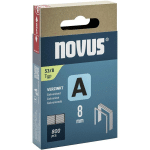 NOVUS - PINCE À FILS FINS TYPE A 53 8 MM 800 PC(S) 042-0777 DIMENSIONS (L X L) 8 MM X 11.3 MM V166873