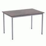 TABLE DE RESTAURANT COLLECTIF 120X80 ANT/ALU - PERFECTA