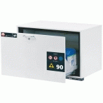 ARMOIRE SÉCURITÉ SOUS PAILLASSE UB-S-90 UB90.060.089.S BLANC - ASECOS
