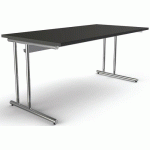 BUREAU - ARTLINE L 1600 X P 800 X H 680-820 MM ANTHRACITE