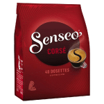 DOSETTES DE CAFE MOULU SENSEO CORSE - 297 G - AROMATIQUE ET RICHE - PAQUET DE 40 DOSETTES