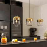 EGLO MARYVILLA SUSPENSION, DORÉE/CLAIRE, 3 LAMPES