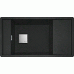 ÉVIER À ENCASTRER FRAGRANIT 877 X 495 MM - NOIR MAT - FRAMES FSG 611-88 FRANKE