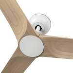 FARO BARCELONA VENTILATEUR PLAFOND HEYWOOD S DC BLANC/BOIS CLAIR