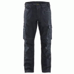 PANTALON DE TRAVAIL SERVICES DENIM STRETCH 2D MARINE TAILLE 58C - BLAKLADER