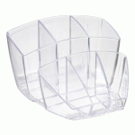 POT À CRAYONS CEP 6 COMPARTIMENTS - CRISTAL