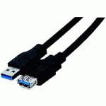 RALLONGE USB 3.0 TYPE A/A - MÂLE/FEMELLE 1,8 M - MANUTAN COLLECTIVITÉS