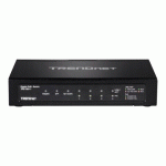 TRENDNET TPE-TG611 COMMUTATEUR RÉSEAU GIGABIT ETHERNET (10/100/1000) CONNEXION ETHERNET, SUPPORTANT L'ALIMENTATION VIA CE PORT (POE) NOIR