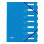 TRIEUR BI-MATIÈRES EXTENDOS 7 DIVISIONS BLEU