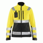 VESTE SOFTSHELL HAUTE VISIBILITÉ FEMME TAILLE XXXL - BLAKLADER