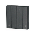 BOUTON À BASCULE QUADRUPLE I/0 ANTHRACITE 000147600 EATON CWIZ 04/14