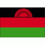 DRAPEAU MALAWI : DIMENSIONS - 150 X 225 CM