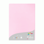 ETUI DE 25 FEUILLES POLLEN 210X297 210G/M2 - ROSE DRAGÉE
