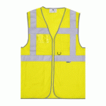 GILET SAFARI AIR JAUNE FLUORESCENT XL - T2S