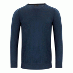 J.HARVEST & FROST MERINO U PULL-OVER HOMMES MARINE - TAILLE S