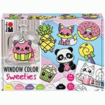 LOT DE 2 - KIT WINDOW COLOR FUN & FANCY 'SWEETIES', 6X 80 ML