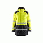 PARKA POUR HIVER HAUTE-VISIBILITÉ DE COULEUR NOIR JAUNE - BLAKLADER