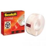 3M RUBAN SCOTCH CRYSTAL CLEAR 600 EN 19MMX66M