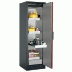 ARMOIRE SÉCURITÉ Q-PEGASUS-90 Q90.195.060.WDACR GRIS/ROUGE - ASECOS