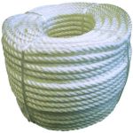 CAROTTE POLYPROPYLENE BLANC 6MM LG.10M RR= 600 KG