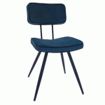 CHAISE INTÉRIEURE - MÉTAL - MONOLITH PETROL - MAURICE