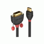 LINDY CÂBLE HDMI VERS DVI-D, BLACK LINE, 2M