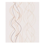 PAPIER PEINT MODERNE BEIGE TAPISSERIE POUR CHAMBRE ADULTE, SALON & PLUS PAPIER PEINT GRAPHIQUE MOTIF BEIGE ET MARRON - BRICOFLOR