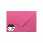 PAQUET DE 5 ENVELOPPES POLLEN 162X229MM 120G/M2 - FUCHSIA - LOT DE 10