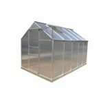 SERRE JARDIN ALUMINIUM - 1,90 X 3,10 M - 5,90 M2 HABRITA