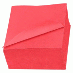 SERVIETTE DE TABLE EN OUATE TORK LUNCH 33 X 33 CM, ROUGE - PAQUET DE 200