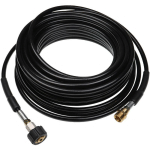 TUYAU DE RALLONGE 20 M COMPATIBLE AVEC KÄRCHER K2, G 7.10 M, K 2.00 PLUS, K 2.01 NETTOYEUR HAUTE PRESSION AVEC CONNEXION M22 X 1,5, NOIR - VHBW