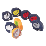 RUBAN PLASTIQUE DYMO POUR TITREUSE LETRATAG PLUS COLORIS TRANSPARENT