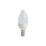 TRADE SHOP TRAESIO - 6WATT LED CANDLE LIGHT BULB E14 6500K 3000K 4000K LOW CONSUMPTION C3603 -BLANC CHAUD- - BLANC CHAUD