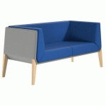 FAUTEUIL ACCORD 2 PLACES - BLEU GRIS - QUADRIFOGLIO