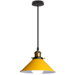 LUSTRE SUSPENSION CRÉATIVE MINIMALISTE MODERNE CHAMBRE SALON LAMPE SUSPENSION E27 (JAUNE) - JAUNE