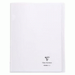 CAHIER KOVERBOOK CLAIREFONTAINE 24 X 32 CM GRAND CARREAUX 96 PAGES - INCOLORE