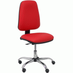 CHAISE SOCOVOS SIMILICUIR BASE CHROMÉE - ROUGE - PIQUERAS Y CRESPO