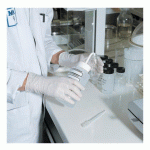 GANTS JETABLES DE PROTECTION CHIMIQUE MAPA SOLO 987, NITRILE NON POUDRÉ, BLANC TAILLE 6 - BOÎTE DE 100 GANTS