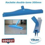 RACLETTE DOUBLE-LAME 500MM 7713 NOIR