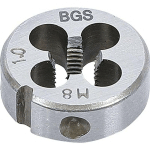 BGS TECHNIC - FILIERE M8 X 1.00 X 25 METRIQUE PAS STANDARD DE 8 X 100 CAGE DE 25.4 MM