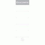 ETIQUETTES AUTOCOLLANTE POUR DOS DE CLASSEUR À LEVIER. 80MM DE LARGEUR - BLANC