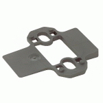 PLAQUE D'ANGLE - POUR EMBASE INTERMAT ET HARPE II - ANGLE -5° - PAR 5 HETTICH