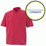 VESTE DE CUISINE HOMME FRAMBOISE MIKASI T.L