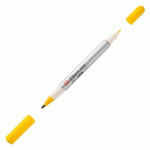 LOT DE 7 - MARQUEUR PERMANENT IDENTI PEN, JAUNE