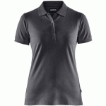 POLO FEMME GRIS FONCÉ TAILLE S - BLAKLADER