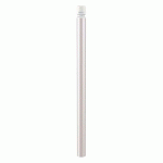 POTELET AGGLO HAUTE VIS. Ø 76 MM ZINC GRIS 7044/BLANC 9010 - PROCITY