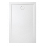 RECEVEUR DE DOUCHE - 80 X 130 CM - LISSE BLANC - SPACE MINÉRAL S LEDA