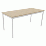 TABLE DE RÉUNION TREFF 160 X 70 CHÊNE DE FIL/ BLANC