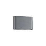 NOVA LUCE - APPLIQUE E SOHO GRIS FONCÉ LED 2X5 W - GRIS