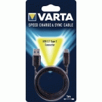 CÂBLE MICRO USB / USB 3.1 TYPE C VARTA